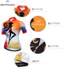 Keyiyuan Kadınlar Bisiklet Bisiklet Jersey Dağ Bisikleti Giymek 2022 Yaz Kısa Kollu MTB Gömlek Triathlon Nefes Tops