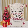 50 * 70 cm Decorazioni regalo di Natale Santa Sacks Decorazioni per camere Canves Coulisstring Grande sacchetto di stoccaggio per il regalo per bambini