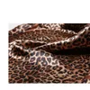 Fashion Leopard Imprimez des écharpes pour les femmes Silkl Satin Hijab Écharpe Femelle 90 cm Luxury Square Head Swames