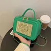 13% de réduction sur le sac 2024 Nouveau lancement Designer HandbagStyle miroir Ling boîte portable en treillis