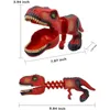 배고픈 그라운드 동물 클로 콜퍼 장난감 장난감 공룡 물린 게임 도미 디노 모더 대화식 참신 장난감 220629
