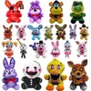 Fournitures de fête Animaux en peluche en gros 18 cm FNAF Jouets en peluche Poupée Kawaii Bonnie Chica Golden Foxy Jouets Surprise Cadeau d'anniversaire pour les enfants