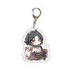 Classic Game Genshin Impact Keychain Anime Cosplay Pendant Jewelry Acrylic Cartoon Figure Key Chain Ring Child Gift Accessories Y220413