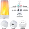 Night Lights 1/2/4 Pack USB Rechargeable LED Flame Lamp 4 Modes Simulated Effect Light Realistic Fire Atmosphere For Home PartyNight