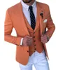 Erkekler Suits Blazers Mens Damat Smokin İnce Fit Çentikli Yakel Blazer Üç Parça İş Ceket Pantolon Yelek Adam Terzi Yapılan Kostümemen
