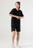 男性女性デザイナートラックスーツTシャツ+ショーツサマーパンツジョガースーツブランドファッションコットンスポーツウェア男性レディース服D4268-108