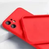 11 Colors Luxury Silicone TPU Cases For iPhone 13 11 12 Pro Max Mini SE 2 XS Max XR X 7 8 6 6S Plus Matte Cover Soft Camera Protection Case