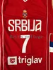 Xflsp 7 Bogdan Bogdanovic Team Serbia Basketball Jersey Stitched Custom any Number and name Jerseys