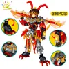 HUIQIBAO Monkey King Monk Building Blocks Sun Wukong Monkie Mecha Figure City Bricks Modello Set Giocattoli per bambini Regalo per bambini 220715