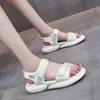 Sandalen Verstellbare Hakenschlaufe Chunky Female Wedges Schuhe Plateau Sport Damen Comfort Sneaker SandalenSandalen