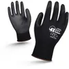 Work Gloves PU Coated Nitrile Safety Glove for Mechanic Working Nylon Cotton Palm CE EN388 OEM hand protection