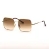 Mode Femmes Designer Lunettes de soleil Mens Square Sunglass Femme Homme Lunettes de soleil Vintage Lunettes Des Lunettes de Soleil avec étui en cuir marron et