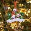 جديد 2022 راتنج عيد الميلاد زخارف الشجرة في الهواء الطلق رؤساء DIY المعلقات الحزب لصالح هدية 6088 Q246947116227814