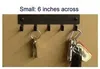 Hiker #1 Key Rack Hanger - 6 inch Wide/9 inch Wide Metal Wall Art