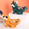 Cool Bulldog Figurines żywiczne ozdoby rzeźby dla zwierząt.