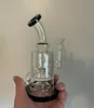 18 cm lange percolator waterleidingen recycler bong waterpijpen shisha rookpijp bubbler dik glas dab rigs met 10 mm banger