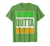 Herren T-Shirts Straight Outta Ireland T-Shirt Patriotisches Geschenkshirt