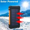 Аккумулятор на солнечной энергии 80000 мАч с 2 портами USB, необходимый для путешествий в солнечный день Powerbank для смартфона Samsung iphone13 Y220518