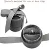 Rund sammet smycken låda ring halsband örhängen hänge förvaring presentförpackningar display case förpackning behållare för förslag bröllop