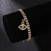 Klassisches türkisches böses Augenarmband für Frauen Luxus aaa kubisch Zirkon CZ Hamsa Handcharme Armband Trend weiblicher Party Schmuck Geschenk 5633 Q2