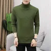 Erkekler Kazak Düz Renkli Buzlu Te Sweatshirt Çok Stiller Uzun Kollu İnce Fit Sıcak Sweaters Çok Renkler L220801