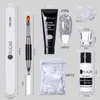 NXY Nail Gel 15ml Extention Set Art French Clear Camouflage Color Tip Form Crystal Slice Brush Tools 0328