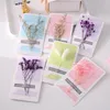 Gift Wrap 10pcs DIY Dried Flower Greeting Card Set Folding Blessing Birthday Wedding Invitation CardGift