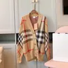 2024 Diseñador Suéter Hombres Mujeres Senior Plaid Classic Ocio Otoño Invierno Mantener cálido Cómodo de elección Top1 Sudadera de alta calidad Fondo 66FF