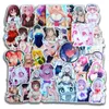 Adesivo à prova d 'água 50/100 pcs Anime Hentai Sexy Waifu Pinup Girl Bunny Decalal Adesivos Grafiti Mala Laptop Autocolante Adultos Meninas Otaku Brinquedos Autocolantes