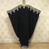 Casual Kleider Afrikanische Kleidung Design Dashiki Kleid Stickerei Perlen Ethnische Muslim Abaya Bazin Robe Kleider Maxi Spitze Dame