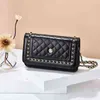 50% Off Bag Women's New Version Chain Small Inclined Straight Fashion New Pattern Chain Shoulder Messenger Bags