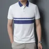 Hawaifish heren revers poloshirt zomer dun gedeelte business casual high-end T-shirt met korte mouwen hoge kwaliteit kleding 220504