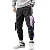 Herrbyxor harajuku jogger fritidsbyxor män hip hop streetwear last 2022 mode mens svart