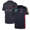 F1 Formula One Racing T-shirt قميص قصير الأكمام مع نفس العرف