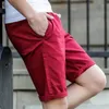 Summer Mens Shorts Cotton Short Pants Trend Casual Loose Beach Shorts With DrawString Streetwear Style Plus Size Clothes