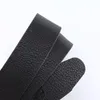 Ceintures hommes ceinture en cuir boucle automatique couleur réglable vache noire pour 3.5 cm de largeur