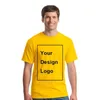 T-shirt personnalisé 100 coton pour hommes et femmes, t-shirt Original de haute qualité avec votre Design imprimé, 220614