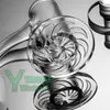 Terp Slurper Blender Quartz Banger Set 10mm 14mm Male Smoking Full Weld Beveled Edge Samurai Dab Nail 20mm OD z Carb Cap do szklanych fajek wodnych Platformy wiertnicze Bongs YAREONE