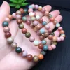 Brins de perles Pc Bracelet en Agate Alxa naturelle, perle ronde en cristal, pierre de guérison, bijoux à la mode, cadeau pour femmes et hommes, Lars22