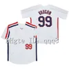 KOB najwyższej jakości 1 KALETY MAIMI BURNY Baseball White z Puerto Rico Flag Pełna zszyta koszula S-4xl