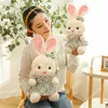 30/50cm Kawaii Bunny Plush Rabbit Baby Toys Cute Soft Cloth Stuffed Animals Rabbit Home Decor For Children Appease Toy Children's Birthday Gift