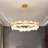 Lampy wiszące nordyckie postmodernistyczne salon Loft LED żyrandol Okładka akrylowa restauracja bar sypialnia biuro kreatywne oprawienie oświetlenia