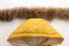 Russische winterkinderen peuterjongens camouflage bont capuchon long jas babymeisjes katoen down jas jas jacket kinderen tiener kleding overjas J220718