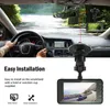 Araba DVR dokunmatik gösterge çizgi kamera arka görünüm kamera çift lens p full hd döngü kaydı gsensor çizgi kam video kaydedici dashcam j220601