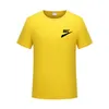 Novos homens 100% algodão ginástica camiseta esporte t camisa de luxo marca logotipo manga curta correndo camisa treino treinamento moda casual fitness tees