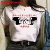Bungou chiens errants t-shirt haut t-shirts femmes Harajuku Kawaii Streetwear Ulzzang Couple été