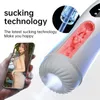Sex Toy Massager Telescopic/Sucking Masturbator Heat Toys Masturbadores for Men toi Man Vagina Machine 18 Adult