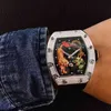 Assista Designer Mecânica de Luxo Mecânica Richa Milles Wristwatch RDS Tipo de barril masculino RM51 R Diamond Incluste esportes personalizados