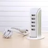 Smart Android Phone Power Tower 4A 5 Port USB Charger Multi Usb Fast Chargers Travel Powers