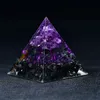 Ametyst Tree of Life Orgone Pyramid EMF Protection Quartz Reiki Meditation